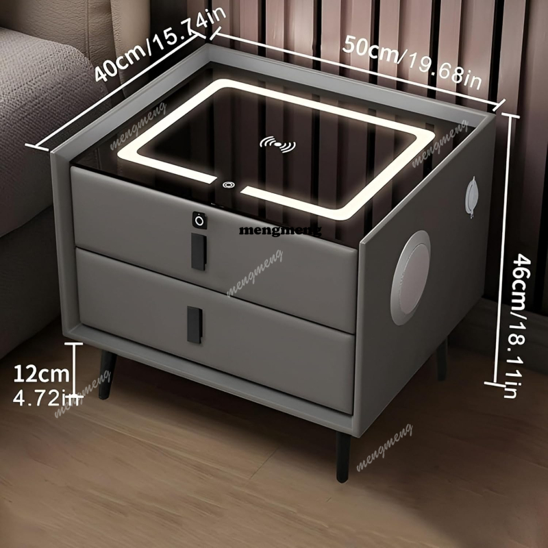 Comodino intelligente in legno - Solid Wood Nightstand 2 Drawers recensione e prezzo