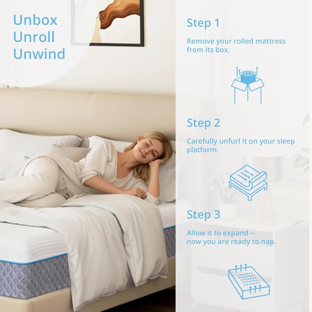 Materasso Queen da 14 Pollici  - Memory Foam Mattress In A Box Queen recensione e prezzo