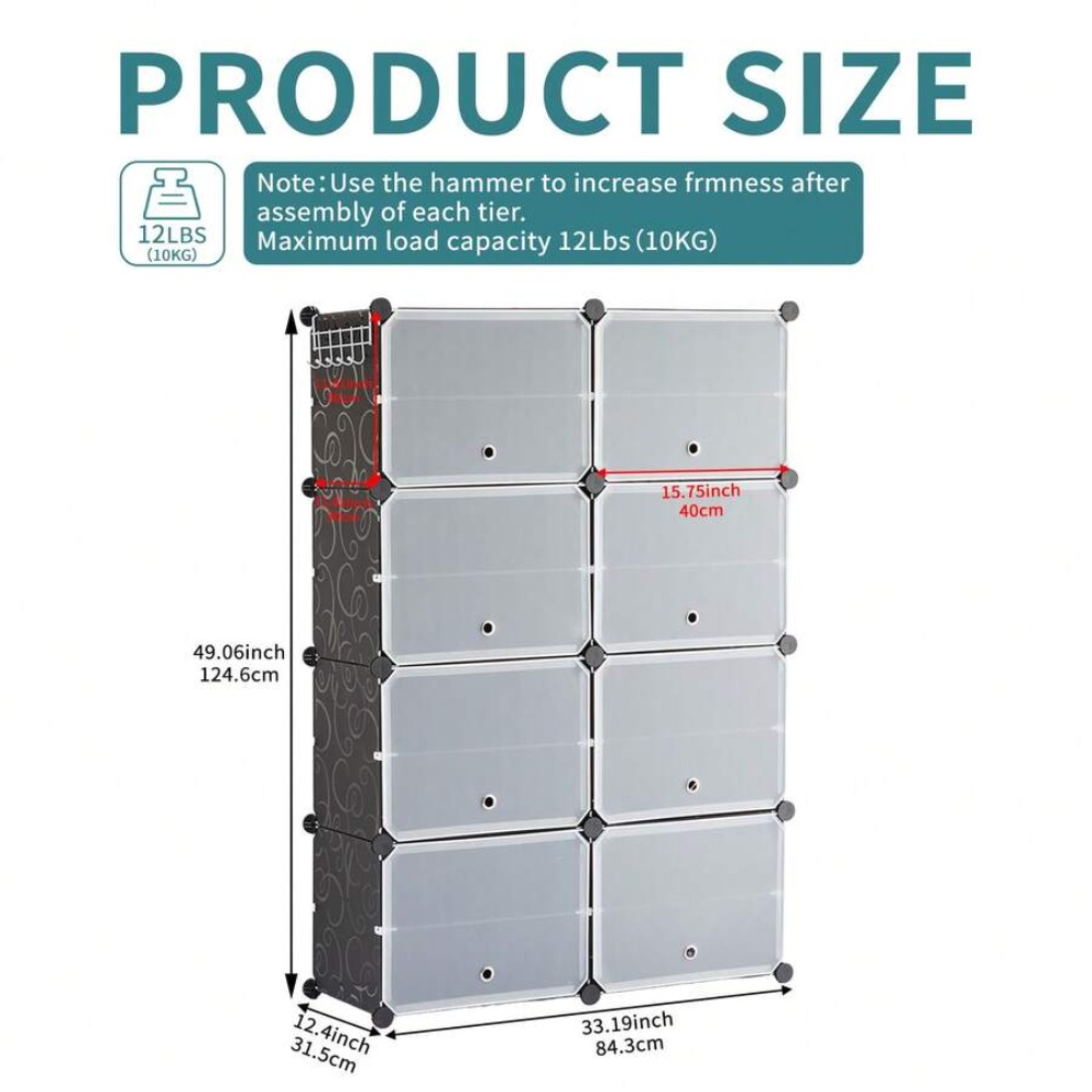 Mobiletto Portascarpe a 8 Ripi - Shoe Rack Cabinet Narrow Entryway recensione e prezzo