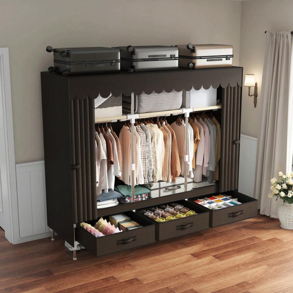 Armadio Portatile con Telaio i - Wardrobe Closet Portable Fabric Cover recensione e prezzo