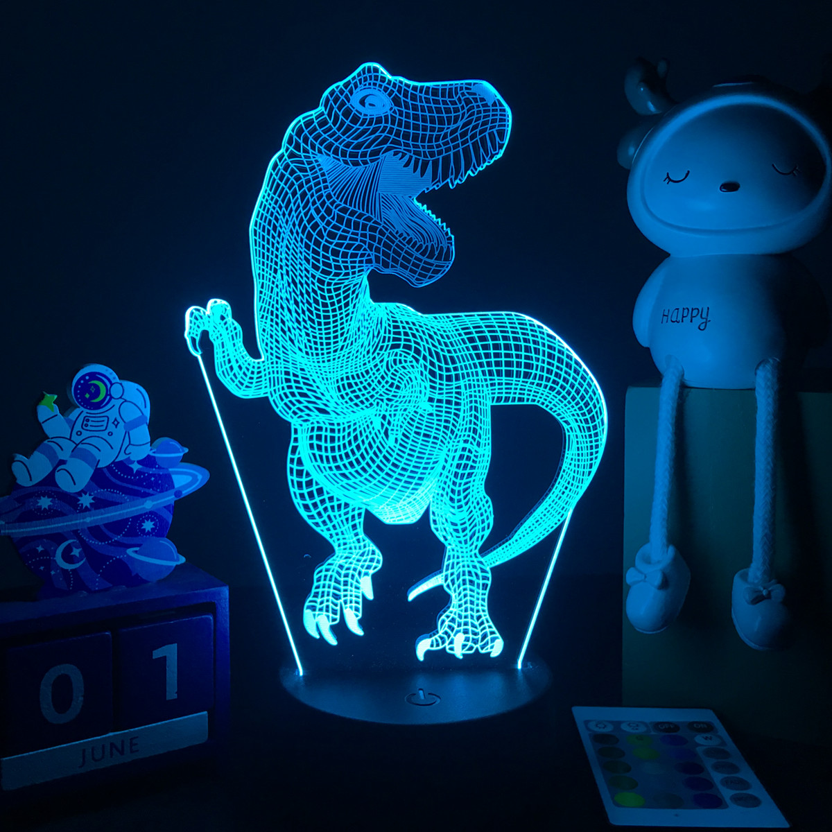 Luce notturna a forma di dinos - Floating Nightstand With Led Light recensione e prezzo