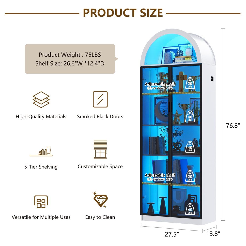 Vetrina con ante e ripiani reg - Storage recensione e prezzo