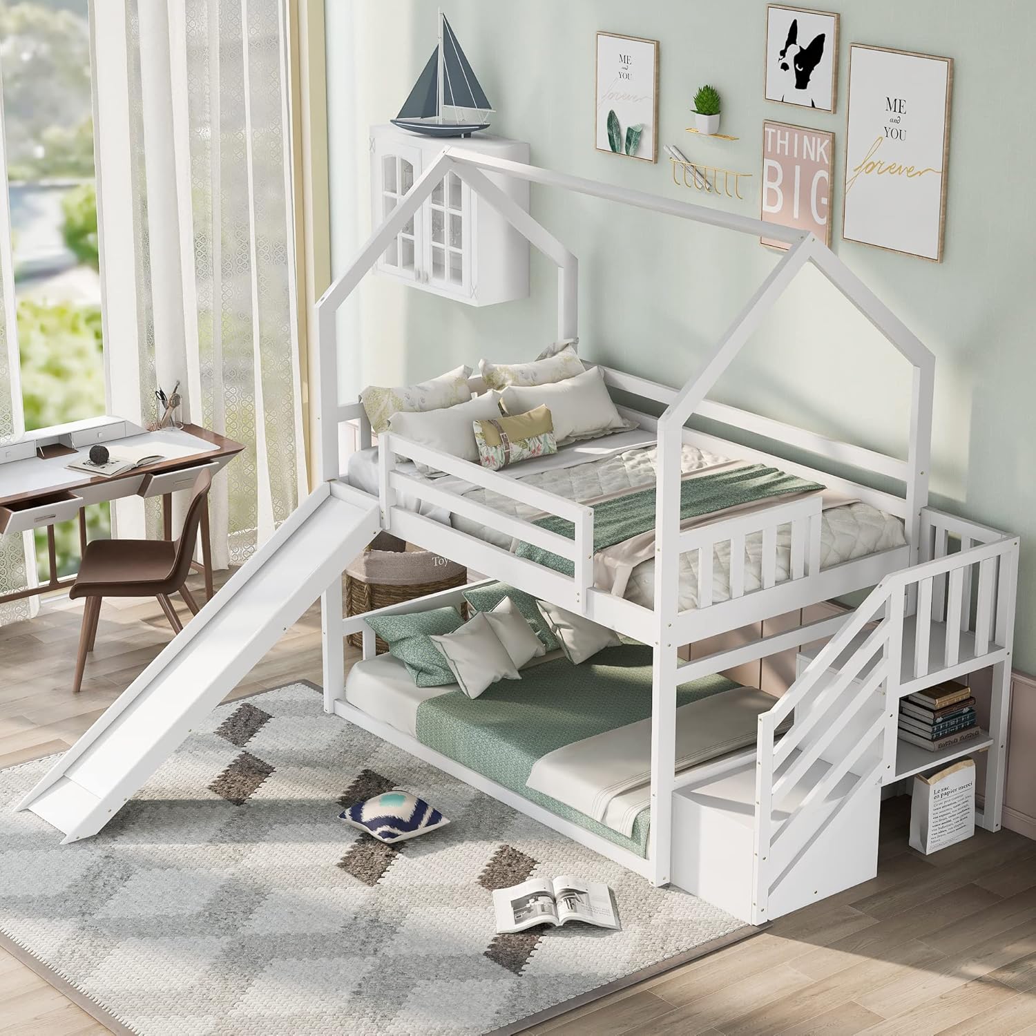 Letto a Castello Gemello con S - Bunk Bed With Stairs And Slide recensione e prezzo