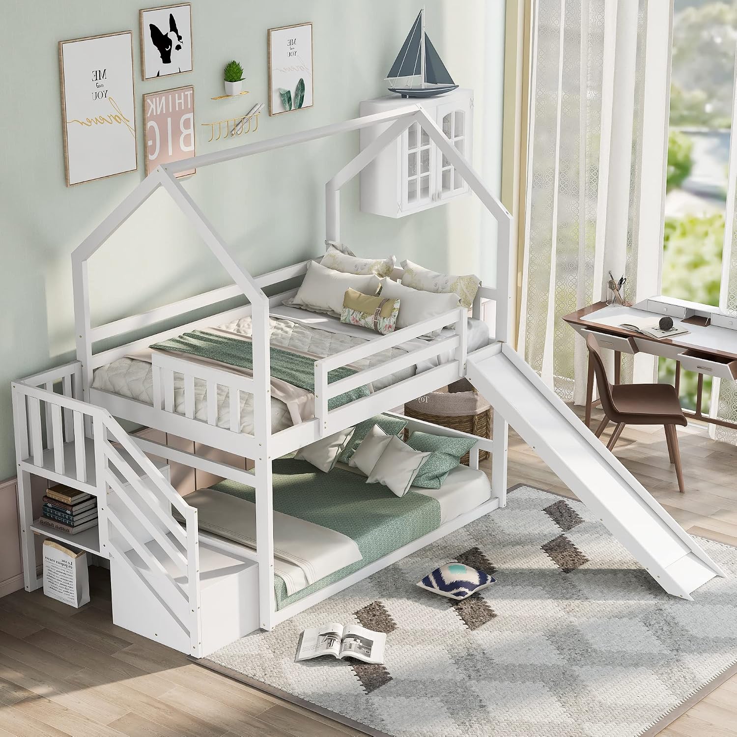 Letto a Castello Gemello con S - Bunk Bed With Stairs And Slide recensione e prezzo