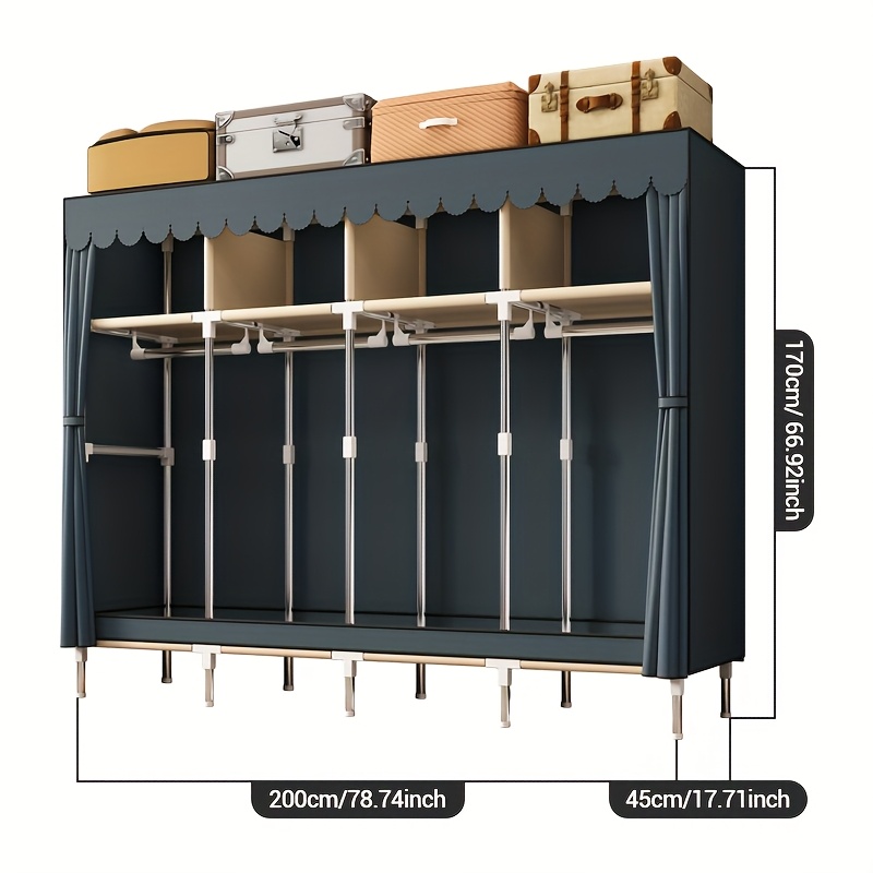 Organizzatore per armadio port - Wardrobe Closet Portable Fabric Cover recensione e prezzo