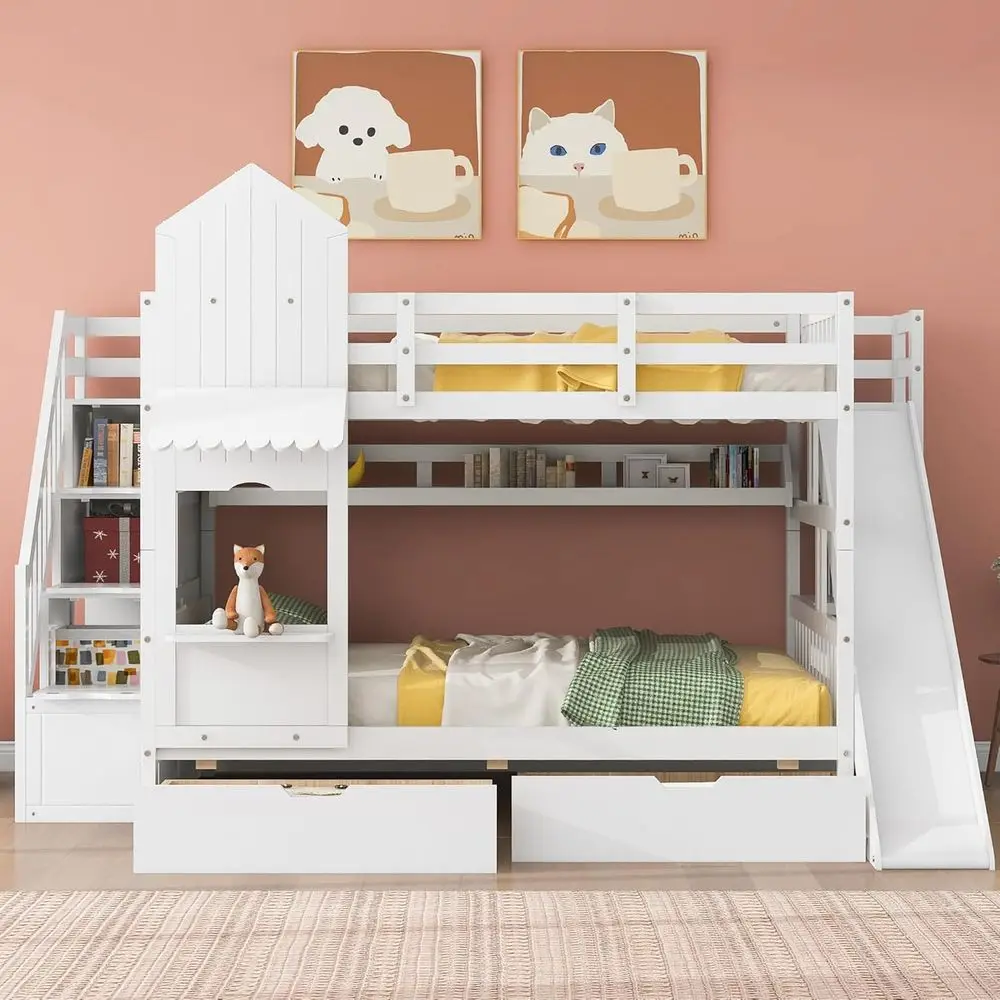 Letto a Castello Gemello con S - Bunk Bed With Stairs And Slide recensione e prezzo