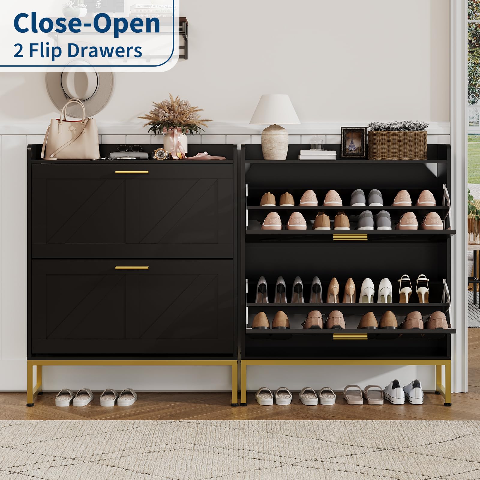 Scarpiera stretta per ingresso - Shoe Rack Cabinet Narrow Entryway recensione e prezzo