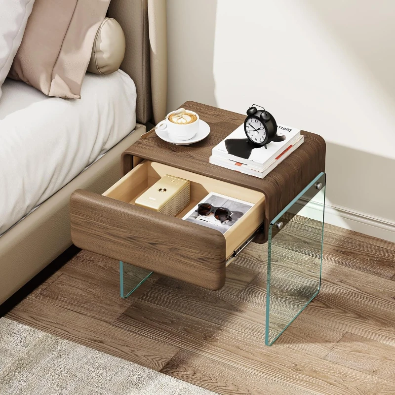 Comodino con cassetto, tavolin - Solid Wood Nightstand 2 Drawers recensione e prezzo