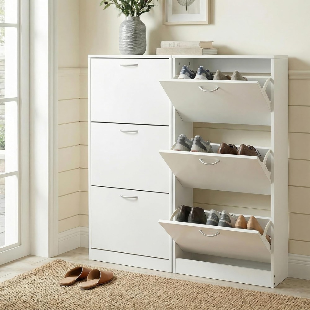 Mobiletto Portascarpe Sottile  - Shoe Rack Cabinet Narrow Entryway recensione e prezzo