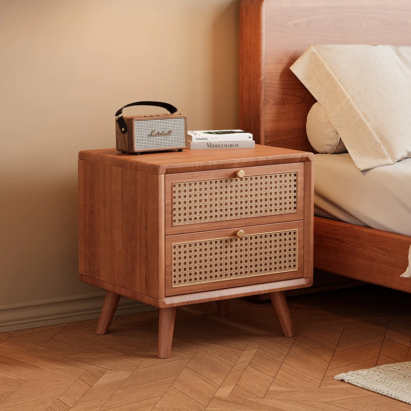 Comodino in Legno Massello con - Solid Wood Nightstand 2 Drawers recensione e prezzo